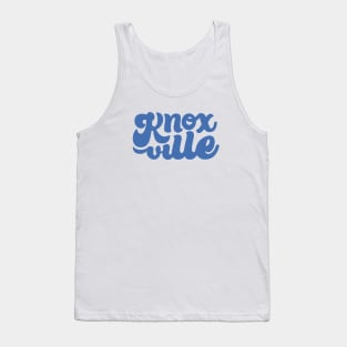 Knoxville Script - Blue Tank Top